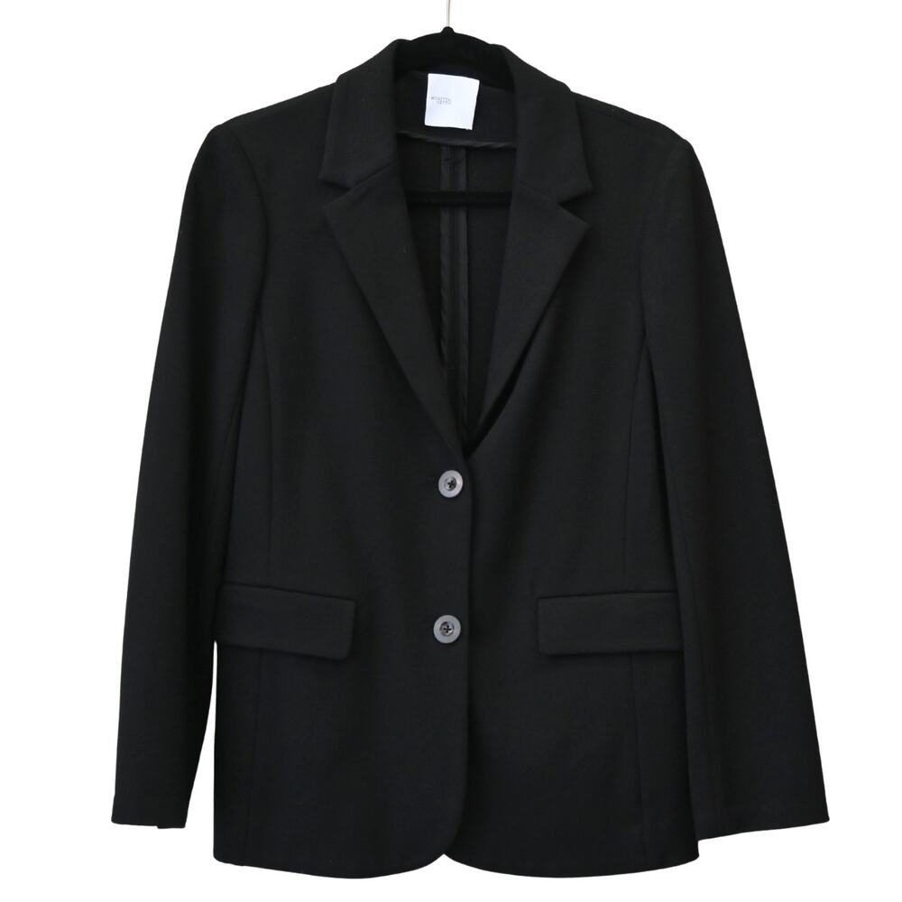 Rosetta Getty Black Single Breasted Two Buttoned Blazer Estimated Size M